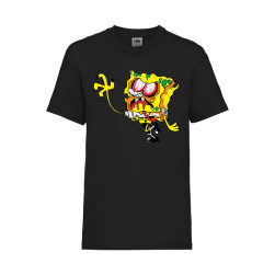 Детска Тениска Tralala SpongeBob Zombie 5, Черен, 3-4 г. (104-116)