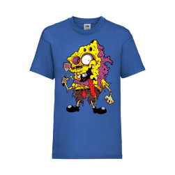 Детска Тениска Tralala SpongeBob Zombie 7, Син, 3-4 г. (104-116)