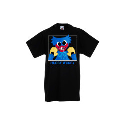 Детска Тениска Poppy Play Time Tralala, Huggy Wuggy 02, Черен, 5-6 г. (116-...