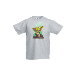 Детска Тениска Star Wars Междузвездни войни Tralala Star Wars Yoda, Сив, L ...