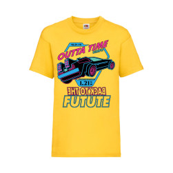 Детска Тениска Japan Animation Tralala Back To The Future, Жълт, 5-6 г. (11...
