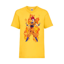 Детска Тениска Japan Animation Tralala Dragon Ball Z 06, Жълт, 7-8 г. (128-...