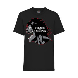 Детска Тениска Japan Animation Tralala Attack on Titan titans are comings, ...