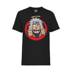 Детска Тениска Japan Animation Tralala Naruto Jiraya 02, Черен, 3-4 г. (104...
