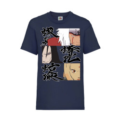 Детска Тениска Japan Animation Tralala Naruto Legendary Sannin, Тъмносин, 5...