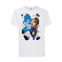 Детска Тениска Japan Animation Tralala Dragon Ball Z Gohan X Goku, Бял, 7-8...