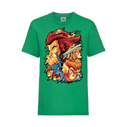 Детска Тениска Japan Animation Tralala ThunderCats 01, Зелен, 5-6 г. (116-1...