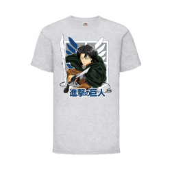 Детска Тениска Tralala Attack on Titan Levi Ackerman 01 Japan Animation, Св...