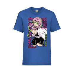 Детска Тениска Tralala Demon Slayer Kanroji Mitsuri Japan Animation, Син, 9...