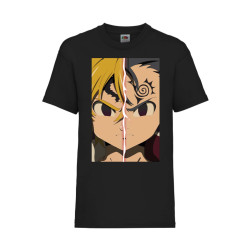 Детска Тениска Manga Anime 01 Tralala The Seven Deadly Sins Meliodas 01, Че...