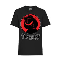 Детска Тениска Manga Anime 01 Tralala ThunderCats Garfield, Черен, 3-4 г. (...