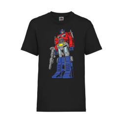 Детска Тениска Manga Anime 01 Tralala Transformers Optimus Prime 01, Черен,...