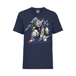 Детска Тениска Manga Anime 01 Tralala Mobile Suit Gundam 03, Тъмносин, 9-11...