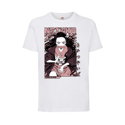 Детска Тениска Tralala Demon Slayer Nezuko Kamado 01 Japan Animation, Бял, ...