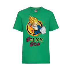 Детска Тениска Tralala Dragon Ball Z Vegeta Galick Gun Japan Animation, Зел...