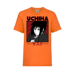 Детска Тениска Tralala Naruto Sasuke Uchiha 02 Japan Animation, Оранжев, 5-...