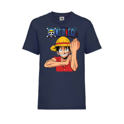 Детска Тениска Tralala One Piece 05 Japan Animation, Тъмносин, 3-4 г. (104-...