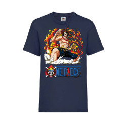 Детска Тениска Tralala One Piece 09 Japan Animation, Тъмносин, 9-11 г. (140...