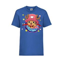 Детска Тениска Tralala One Piece Tony Tony Chopper Japan Animation, Син, 9-...