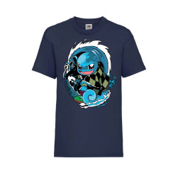 Детска Тениска Tralala Pokemon Squirtle Japan Animation, Тъмносин, 7-8 г. (...