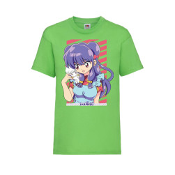 Детска Тениска Tralala Ranma Shampoo Japan Animation, Зелена мента, 3-4 г. ...