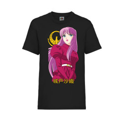 Детска Тениска Tralala Saint Seiya Athena Japan Animation, Черен, 9-11 г. (...