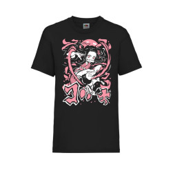 Детска Тениска Tralala Demon Slayer Nezuko Kamado 02 Japan Animation, Черен...