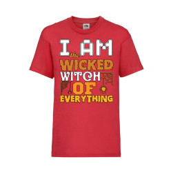 Детска Тениска Tralala, I'm The Wicked Witch Of Everything 3, Червен, 3-4 г...