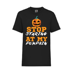 Детска Тениска Tralala, Stop Staring At My Pumpkin 1, Черен, 7-8 г. (128-14...