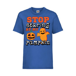 Детска Тениска Tralala, Stop Staring At My Pumpkin 2, Син, 3-4 г. (104-116)