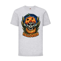 Детска Тениска Tralala, Halloween 01, Светлосив меланж, 3-4 г. (104-116)