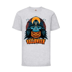 Детска Тениска Tralala, Halloween 03, Светлосив меланж, 9-11 г. (140-152)