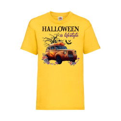 Детска Тениска Tralala, Halloween is Lifestyle, Жълт, 12-13 г. (152-164)