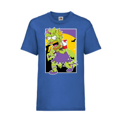 Детска Тениска Семейство Симпсън Tralala The Simpsons Lisa Simpson 01, Син,...