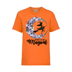 Детска Тениска Hallowen Tralala, Born To Be Magical, Оранжев, 3-4 г. (104-1...