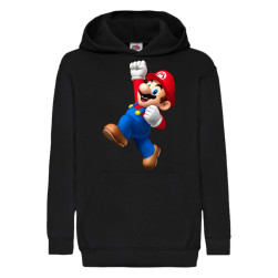 Детски суитшърт Супер Марио Super Mario Tralala Super Mario 02, Черен, 12-1...