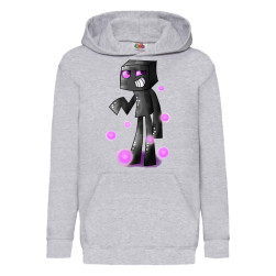Детски суитчер Minecraft Tralala Minecraft Enderman 02, Сив, 5-6 г. (116-12...