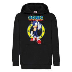Детски суитчер Tralala Sonic 01, Черен, 12-13 г. (152-164)