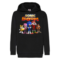 Детски суитчер Tralala Sonic Boom 01, Черен, 12-13 г. (152-164)