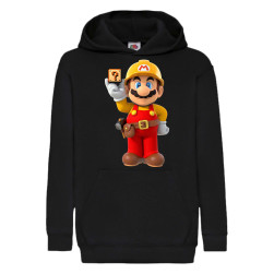 Детски суитшърт Супер Марио Super Mario Tralala Super Mario 16, Черен, 9-11...