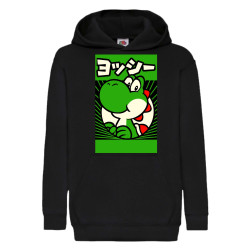 Детски суитшърт Супер Марио Super Mario Tralala Super Mario Yoshi, Черен, 5...