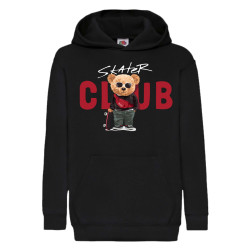 Детски суитчер Tralala Cute bear Skater CLUB, Черен, 5-6 г. (116-128)