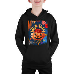 Детски суитчер Светии Halloween Tralala Halloween 10, Черен, 5-6 г. (116-12...