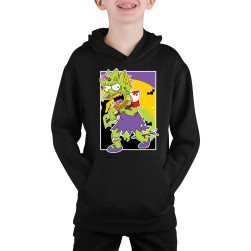 Детски суитчер Светии Halloween Tralala The Simpsons Lisa Simpson 01, Черен...