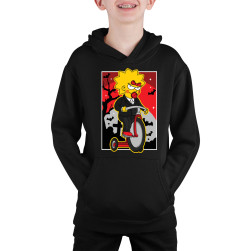 Детски суитчер Светии Halloween Tralala The Simpsons Maggie Simpson 02, Чер...