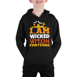 Детски суитчер Светии Halloween Tralala I am The Wicked Witch Of Everything...