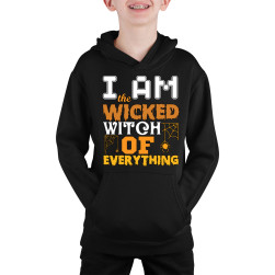 Детски суитчер Светии Halloween Tralala I am The Wicked Witch Of Everything...