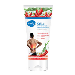 Крем за тяло Sanity Chili Aloe, Със загряващ ефект, Хидратация, Регенерация...