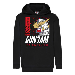 Детски суитшърт Tralala Mobile Suit Gundam, Черен, 12-13 г. (152-164)
