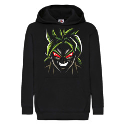 Детски суитчър Dragon Ball Z Tralala Broly, Черен, 5-6 г. (116-128)